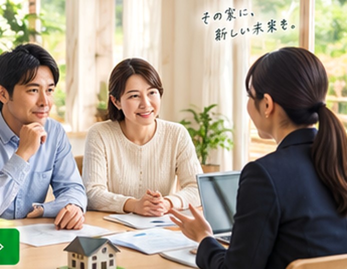 家の活用方法を相談しているイメージ